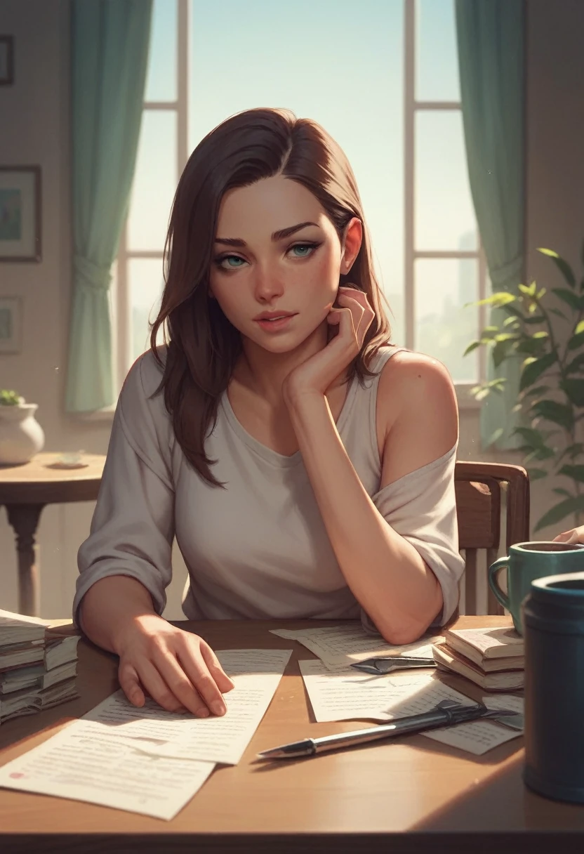 (Tabletop, Highest quality, Very detailed), one person&#39;s, Purple eyes, Purple Hair, White skin, 10 years old、short hair、Perm Hair、((Pink Dress))、((barefoot))、(Spread your legs in the woods、Polka dot panties、My nipples、