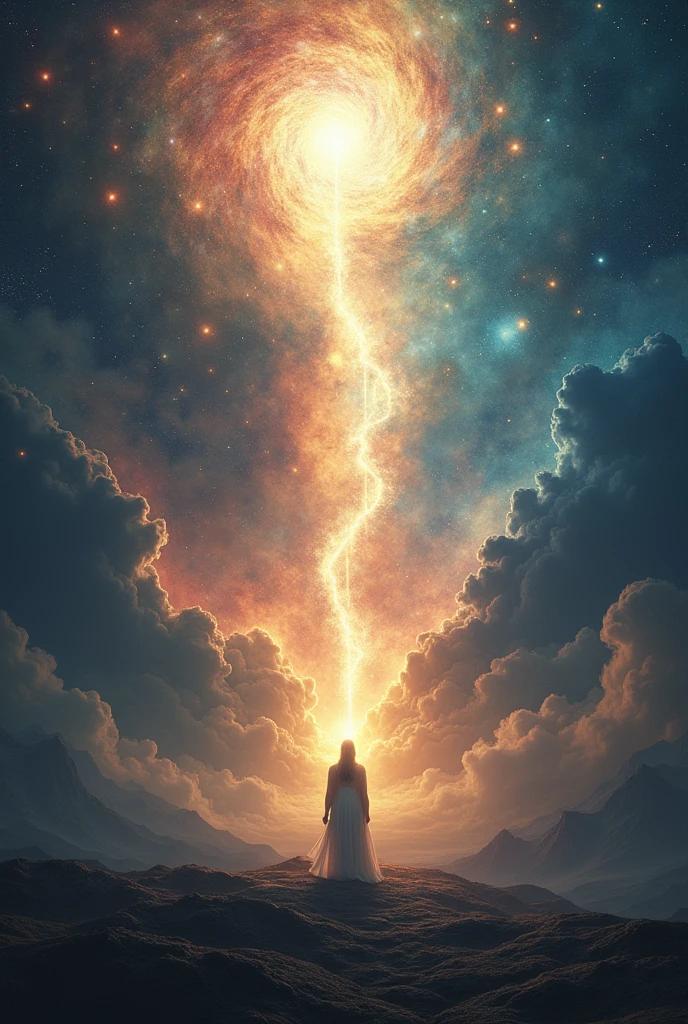 The Beginning of Creation in the Dark、Silence prevails。
Xu々Light shines into、Heaven and earth begin to separate。
Magnificent music plays、Depicting how the world takes shape。