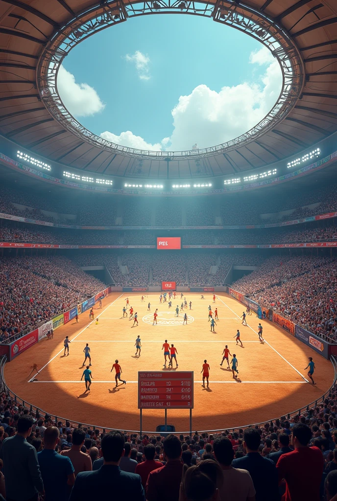 a kabaddi court stadium 