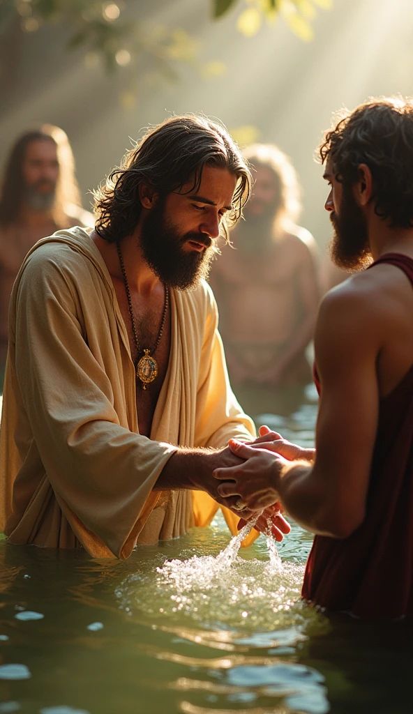 Jesus Christ Being Baptized by John the Baptist