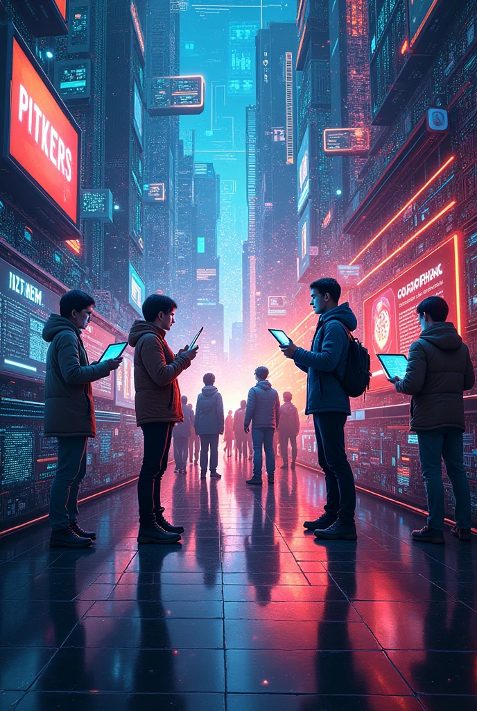 Technology mural