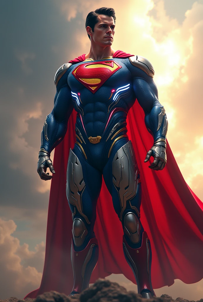 superman with iron man suit