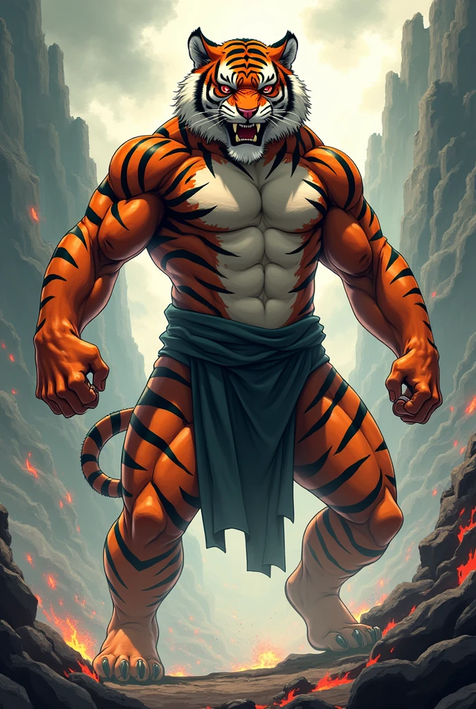 Anime tiger man