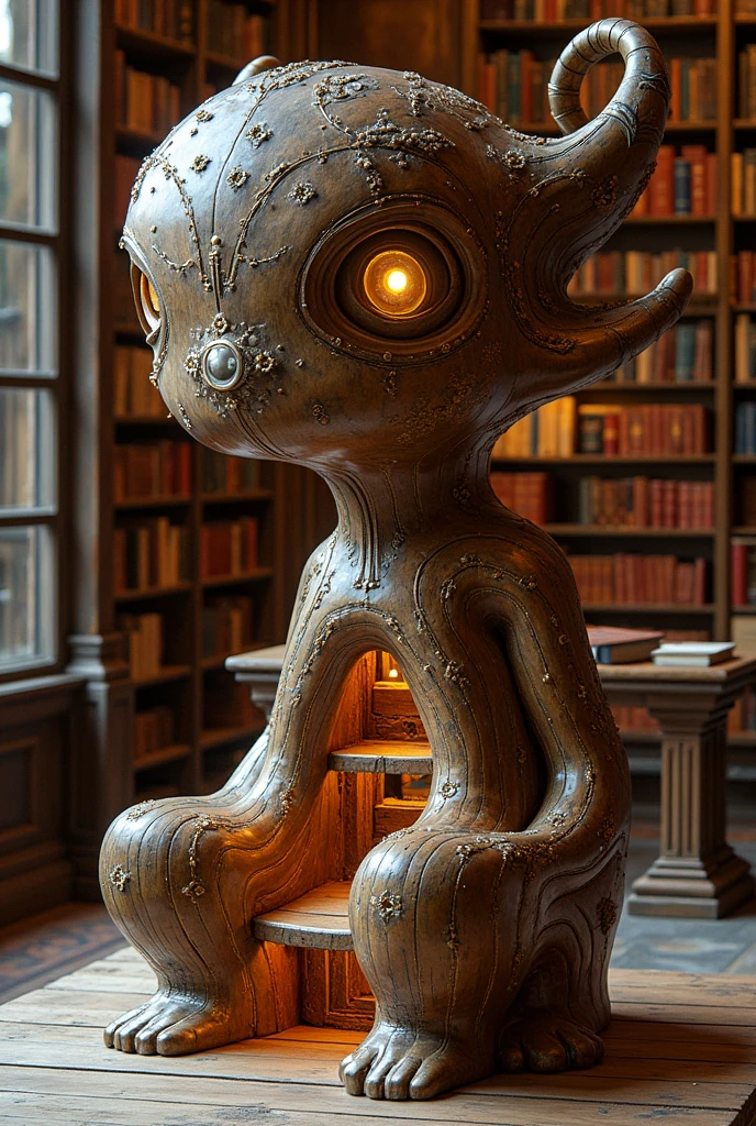 Unusual furniture for a library 