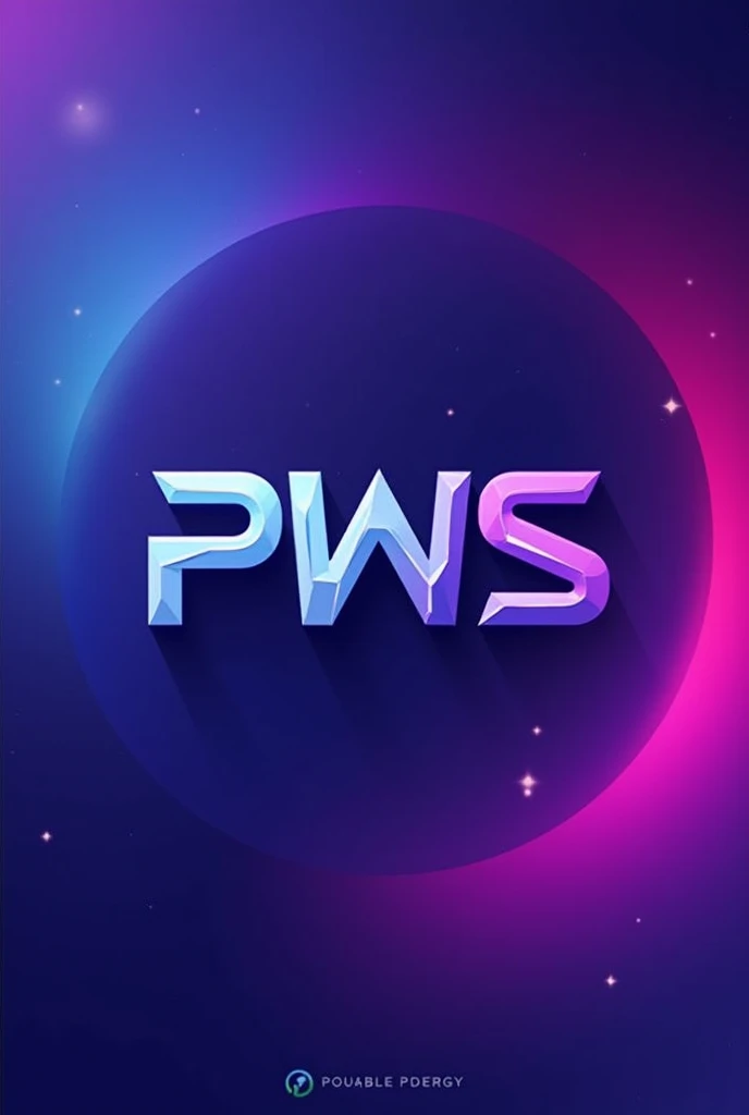 I want to make a pws logo make it to beautiful make it colourful where is w and s