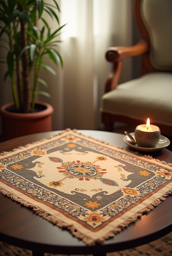 Table piece small carpet piece todecor home