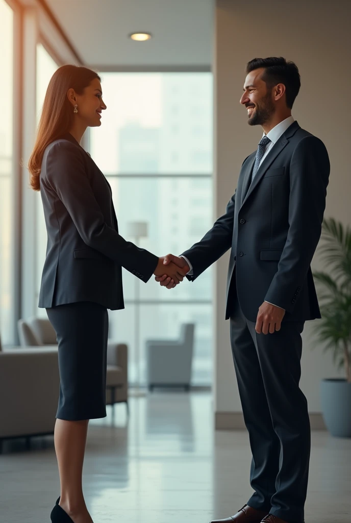 business Handshake introduction