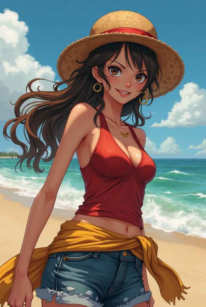 ??? from One Piece transformed into a woman