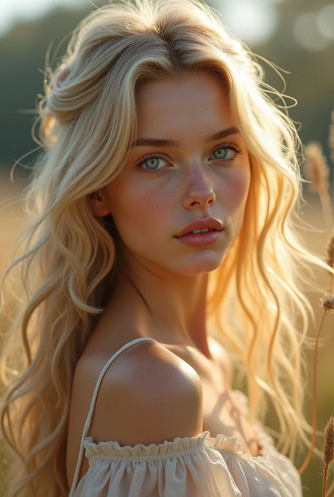 Beautiful blonde girl from
