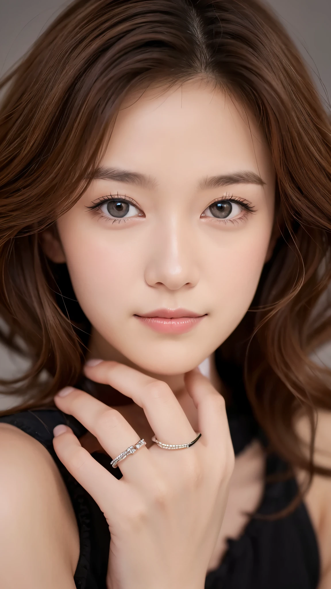 Mark Iplier, Half Korean, Half German, Heart shaped face, Curly medium length hair, Portraiture, YouTube Videos, Realistic, photograph, Ring lighting, Ring lighting, Every week 1