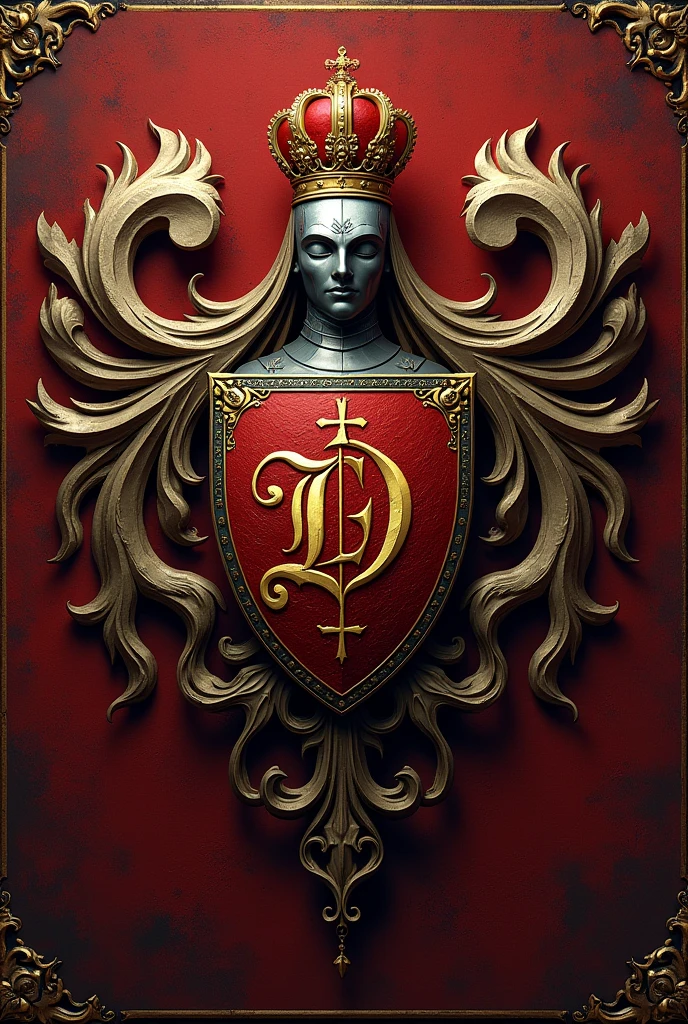 Make the coat of arms of the surname D'Orazio with the name D'Orazio on the coat of arms