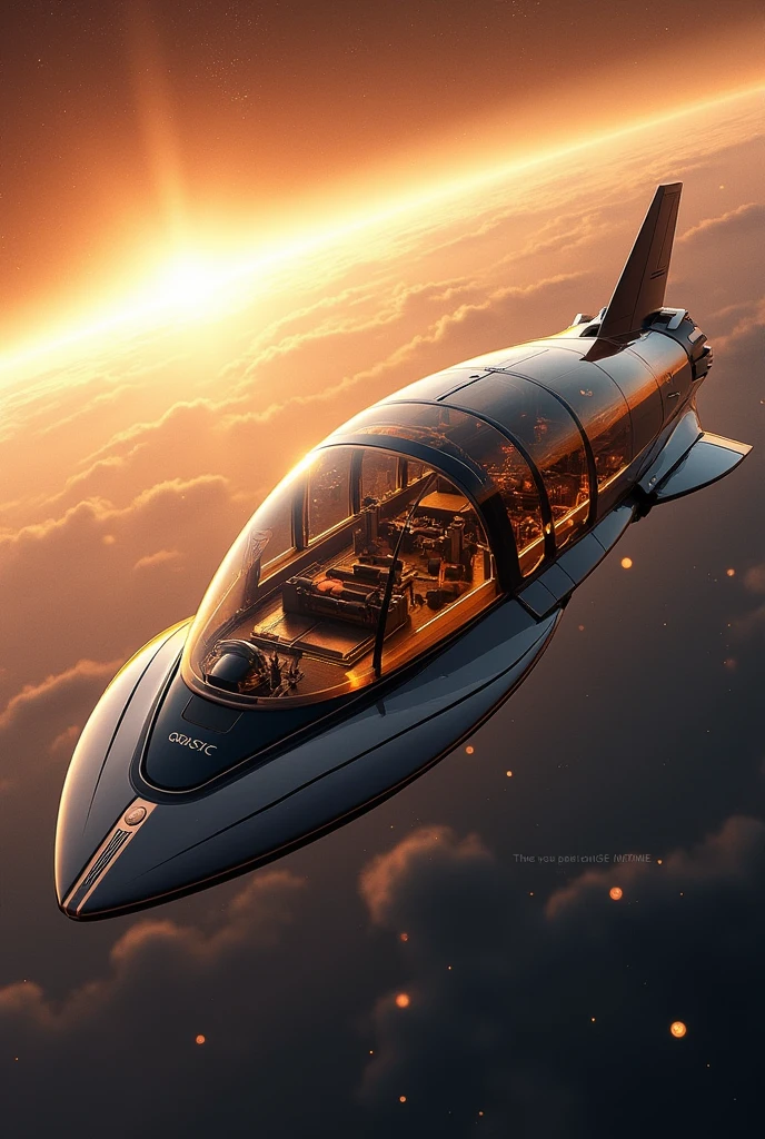 Spaceship、For tourism、All-round glass、Mostly glass、Sense of luxury、noon