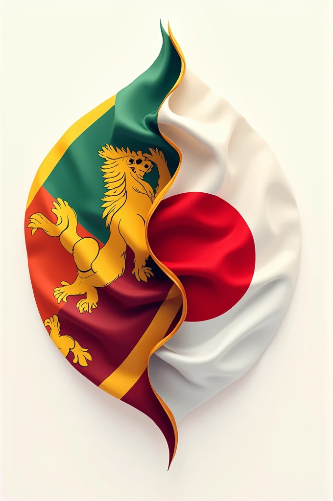 Sri lanka flag japan flag