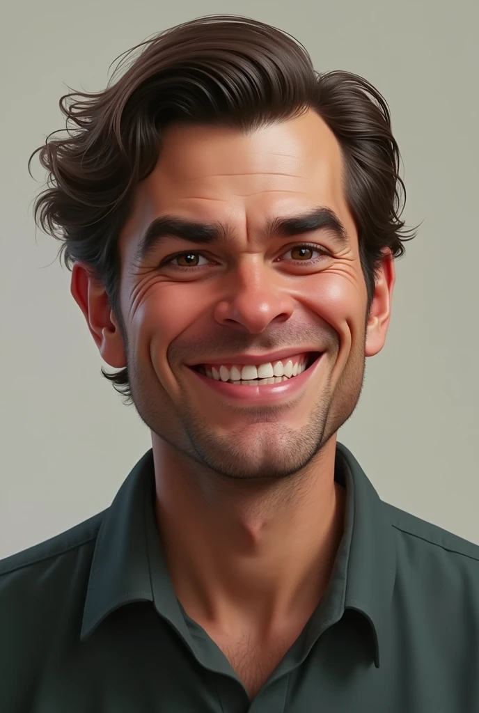 A person with a sarcastic face