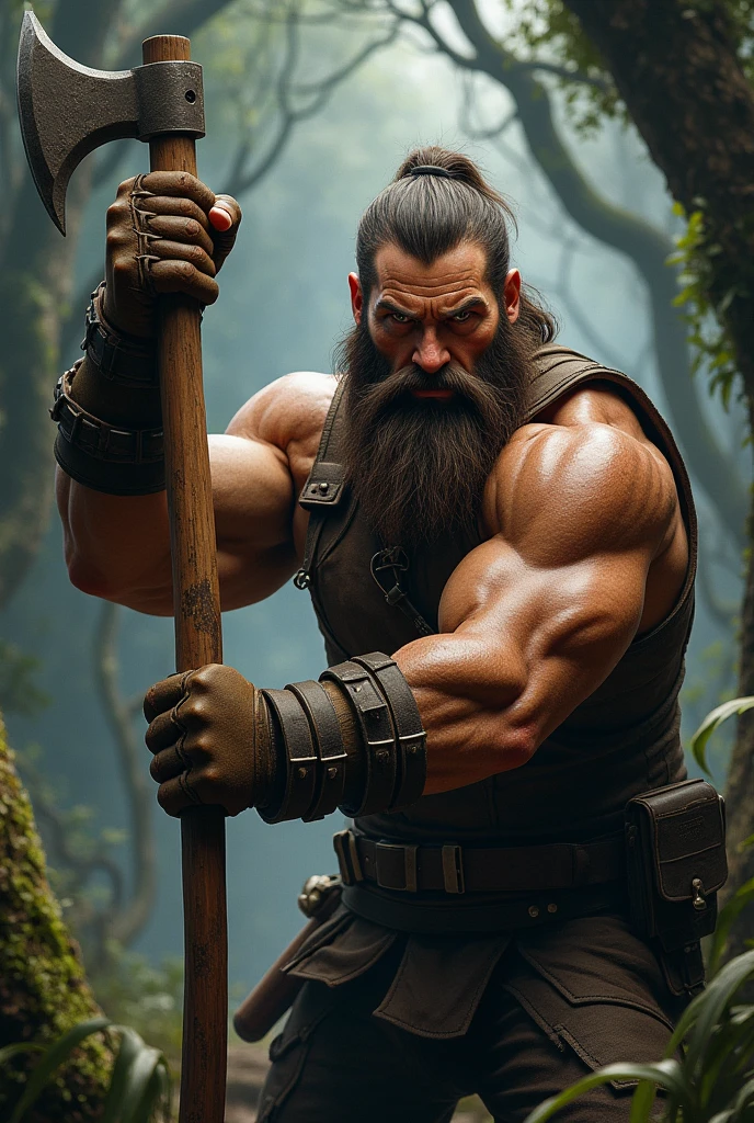 Man with axe