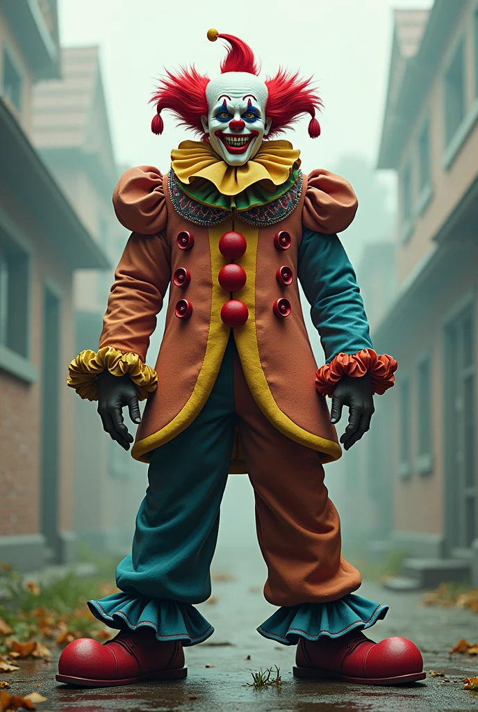 Image of an egocentric clown 
  