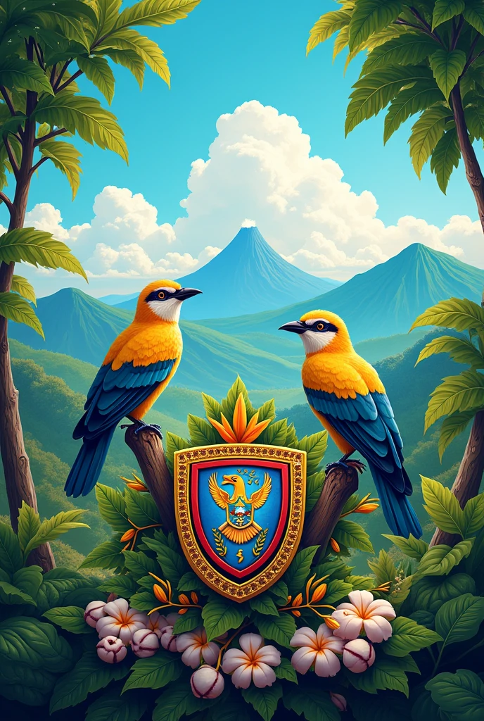 Cover png of the national symbols of El Salvador 