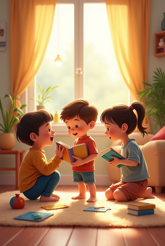 Kids, autism condition,at home,