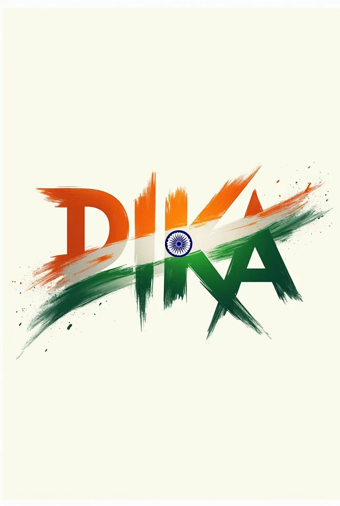 New Design INDIAN FLAG NAME ART
DIKA