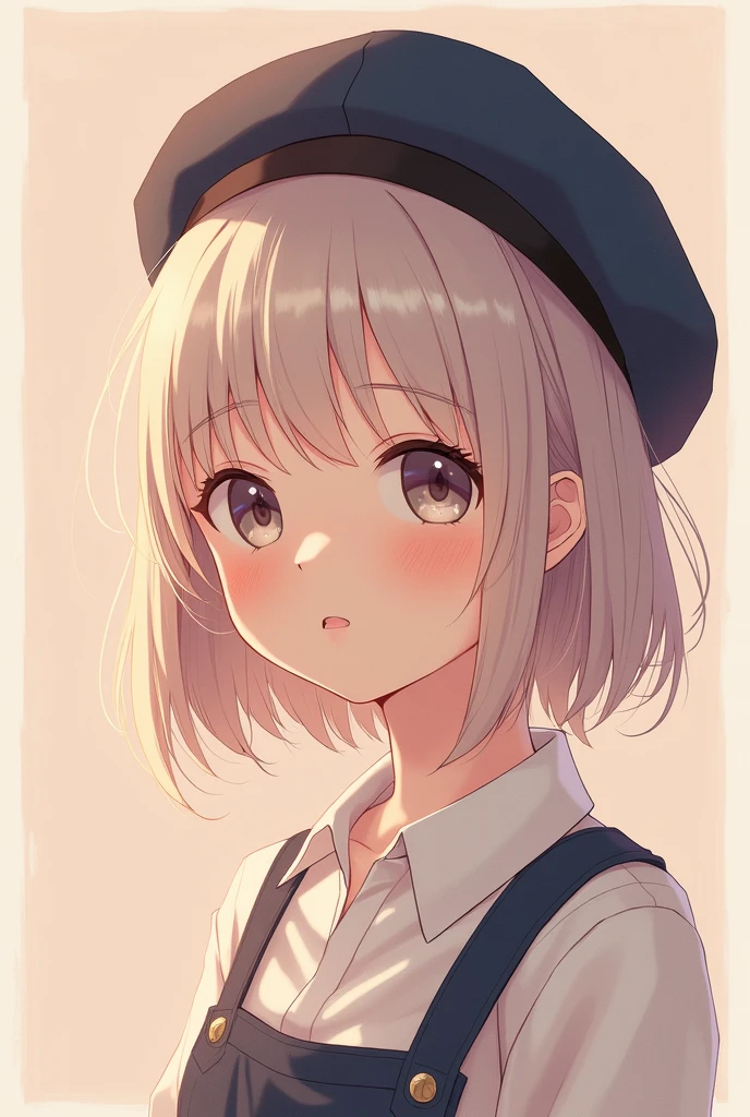 girl wearing a beret, very anime!!! anime!! intricate details, aesthetically pleasing pastel colors, poster background, art by conrad roset and ilya kuvshinov