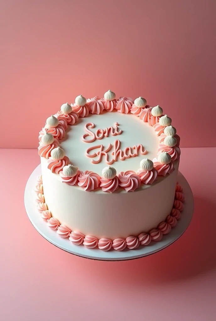 Soni khan name birthday cake 