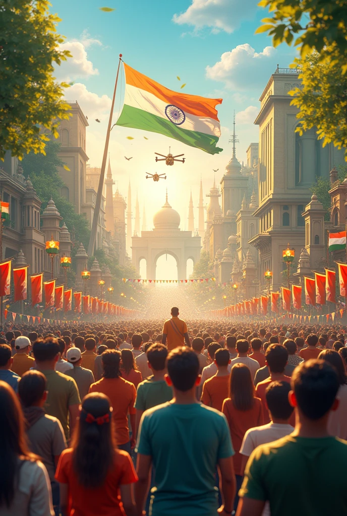 77th Indian independence
(Them all state are developed by agricultural , industry, technology)