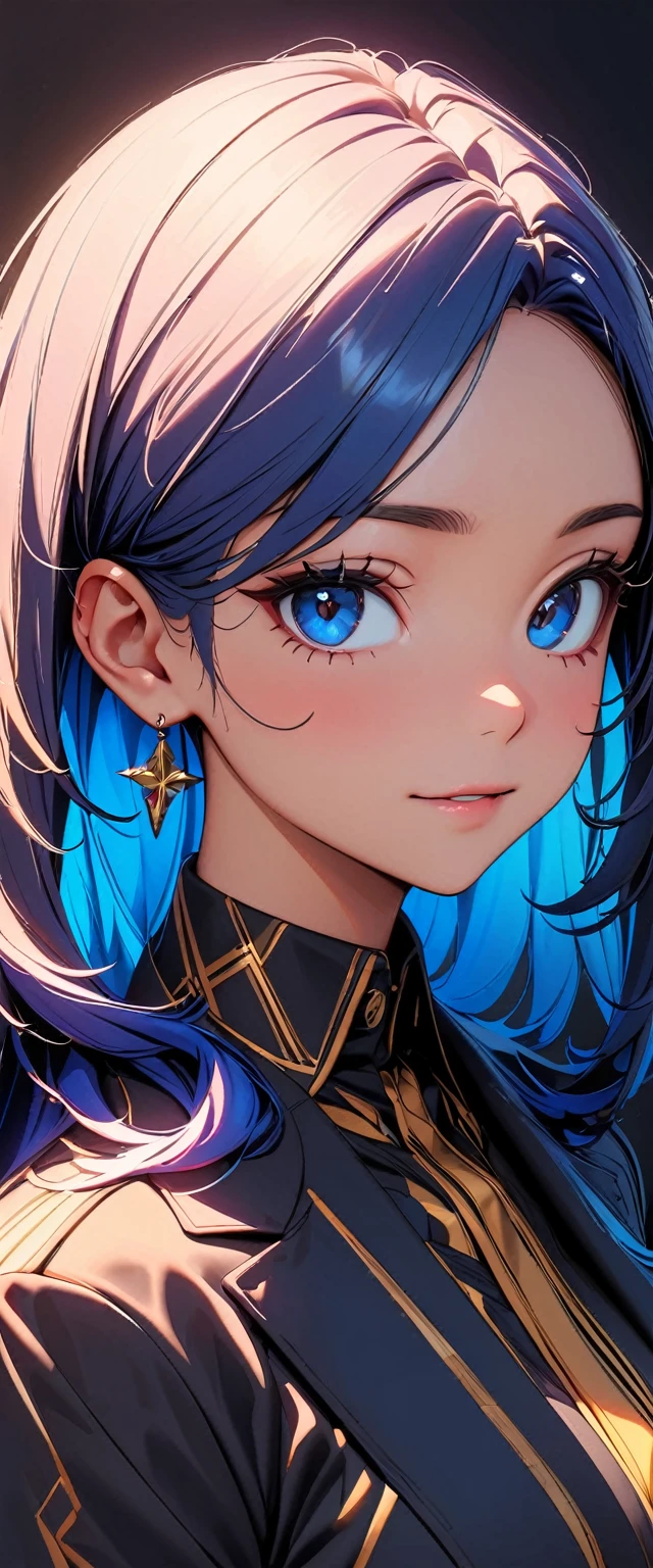 (highest quality:1.2, Very detailed, Latest, Vibrant, Ultra-high resolution, High Contrast, masterpiece:1.2, highest quality, Best aesthetics), (Small face), (Very detailedな肌:1.2), One Woman, beautiful girl, Beautiful Face, variegated hair, Dark Skin,