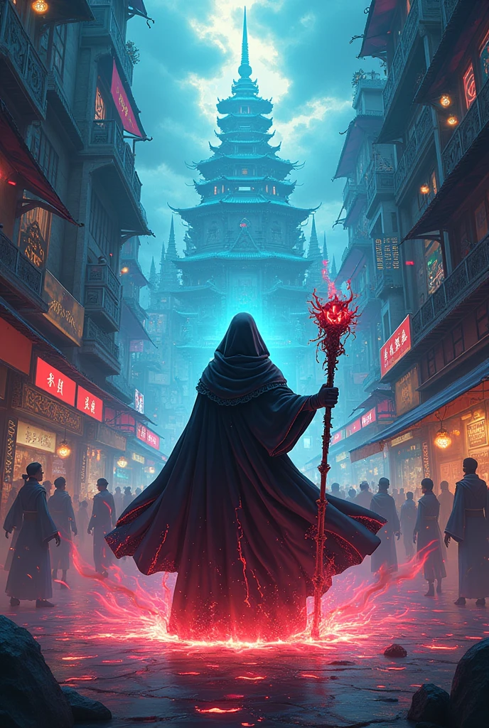 A cover image based on the anime jujutsu kaisen that says bazaar domain expansion