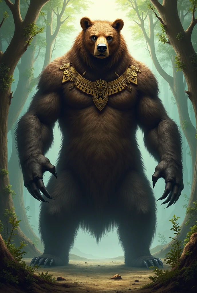 bear Jamwant charecter full body