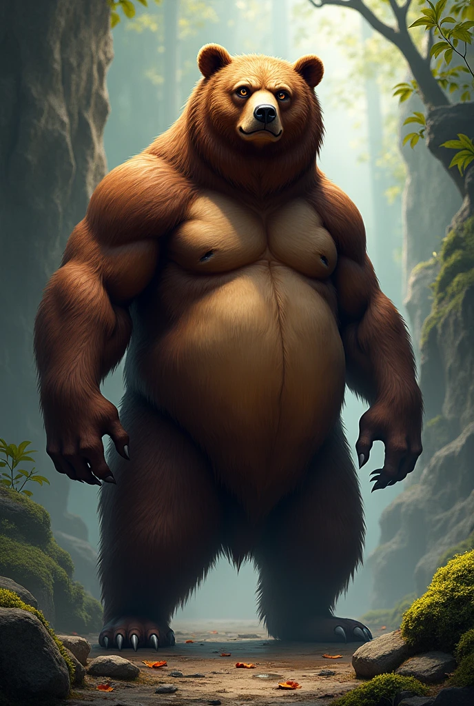  bear Jamwant charecter full body 