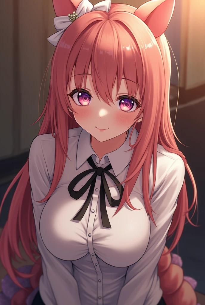 Anime girl show her ass hole