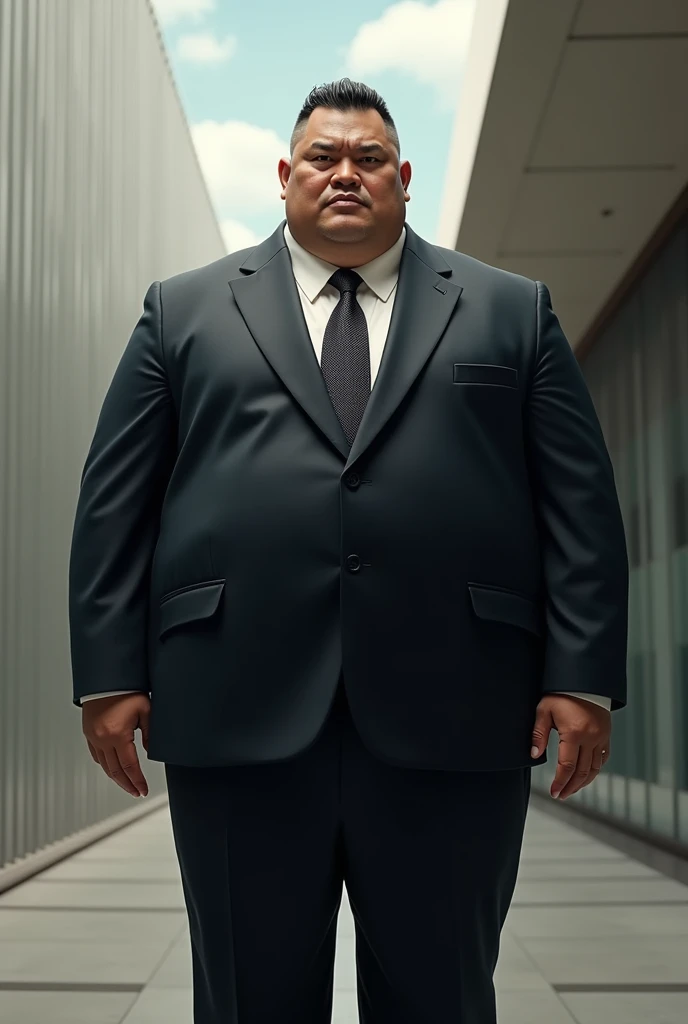 Terunofuji in a suit
