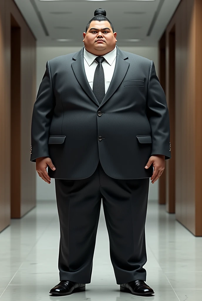 Terunofuji in a suit