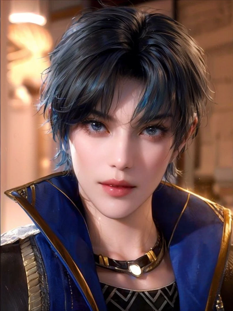 143
(20 year old woman), (surreal), (High level image quality), ((beautiful hairstyle 46)), ((short hair:1.46)), (breasted:1.1), (lipsticks)