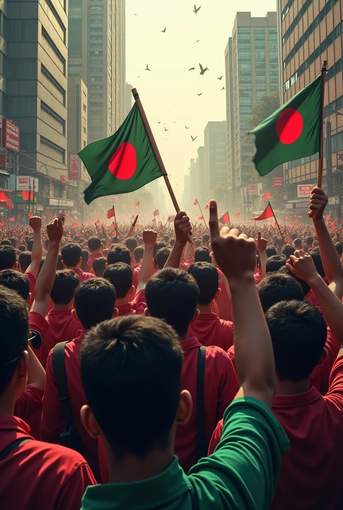 Bangladeshi students movement against rulling party, police, government