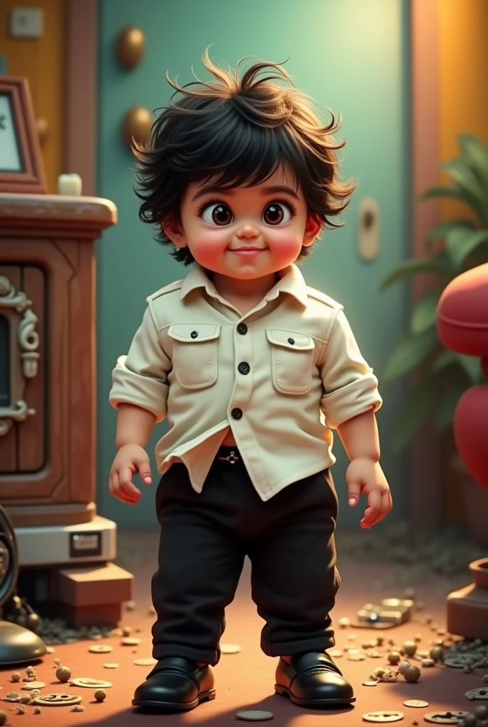 Quentin Tarantino as toddler