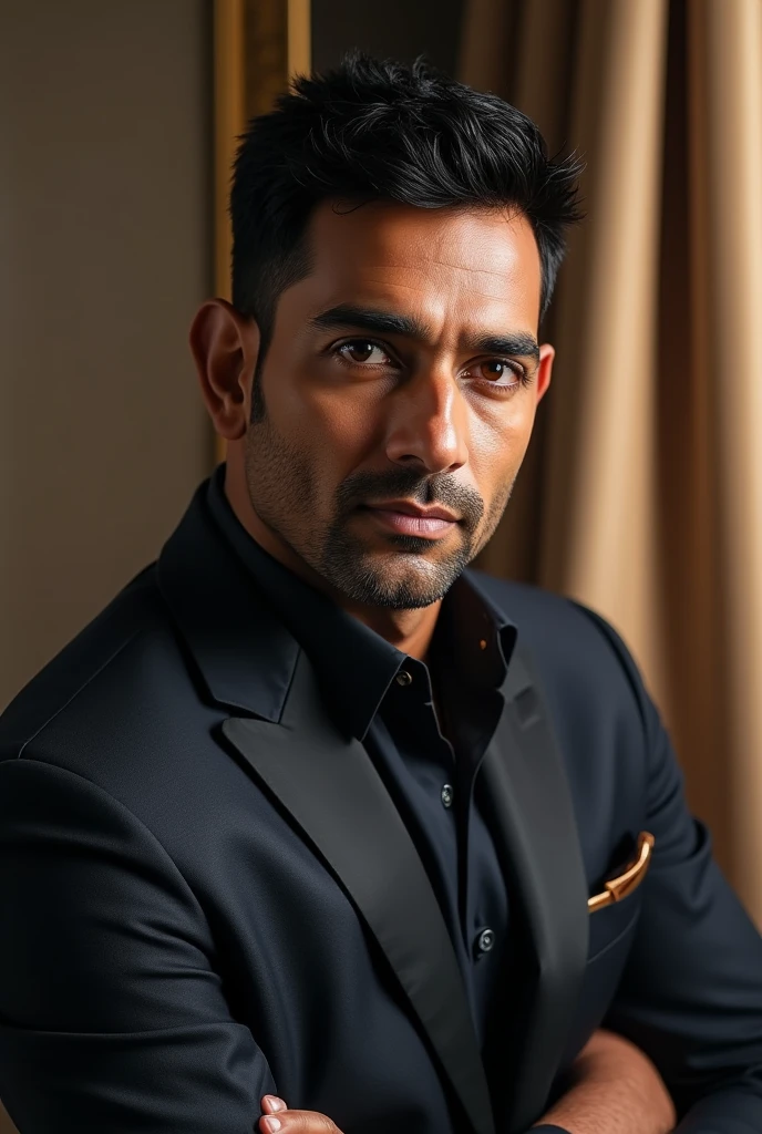 Ms dhoni image look like real and glamour