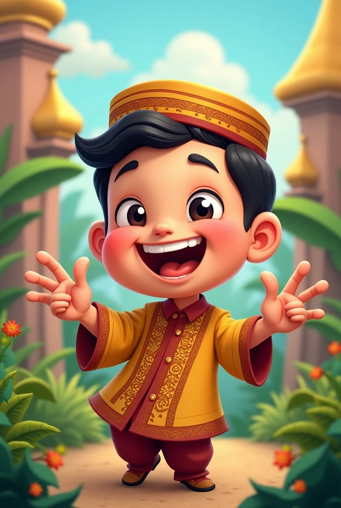 Malaysian cartoon man