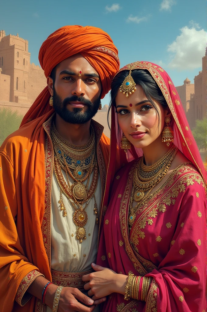 Marwadi couple 