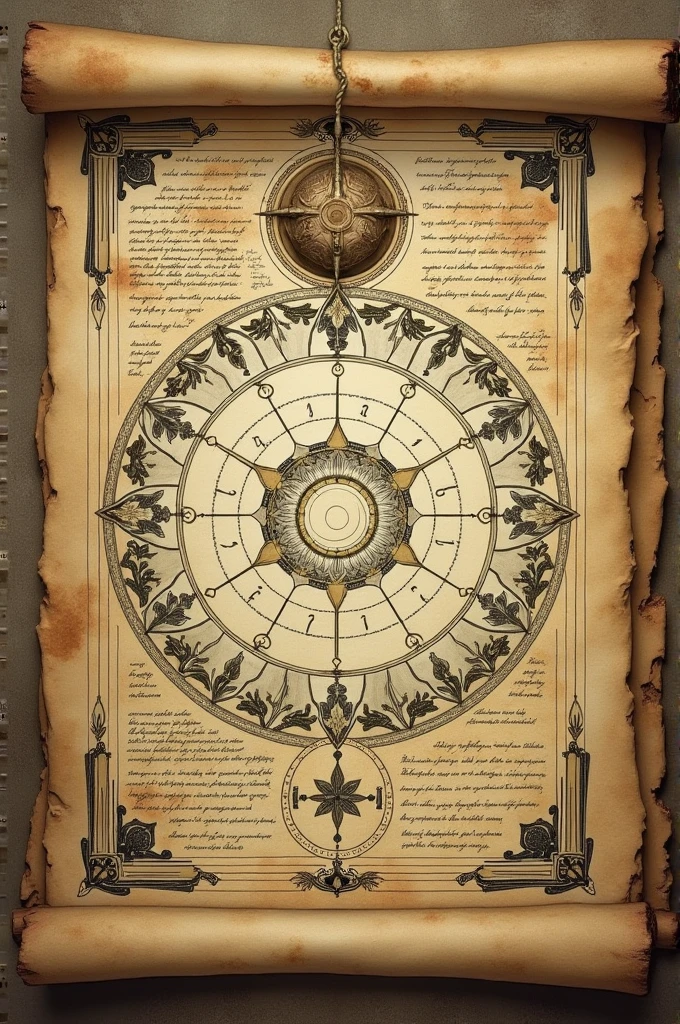 Create a old manuscript that Fibonacci number were written