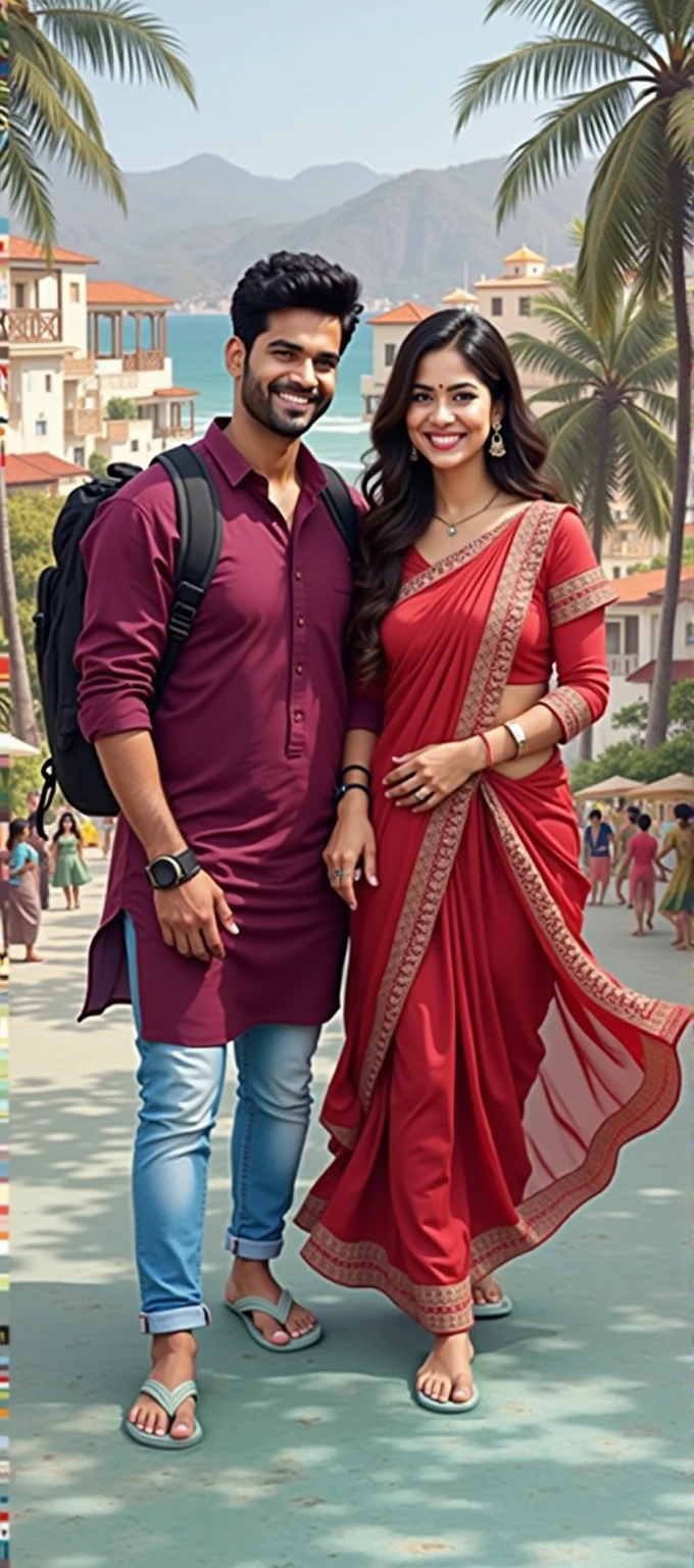 Me and my wife going to goa