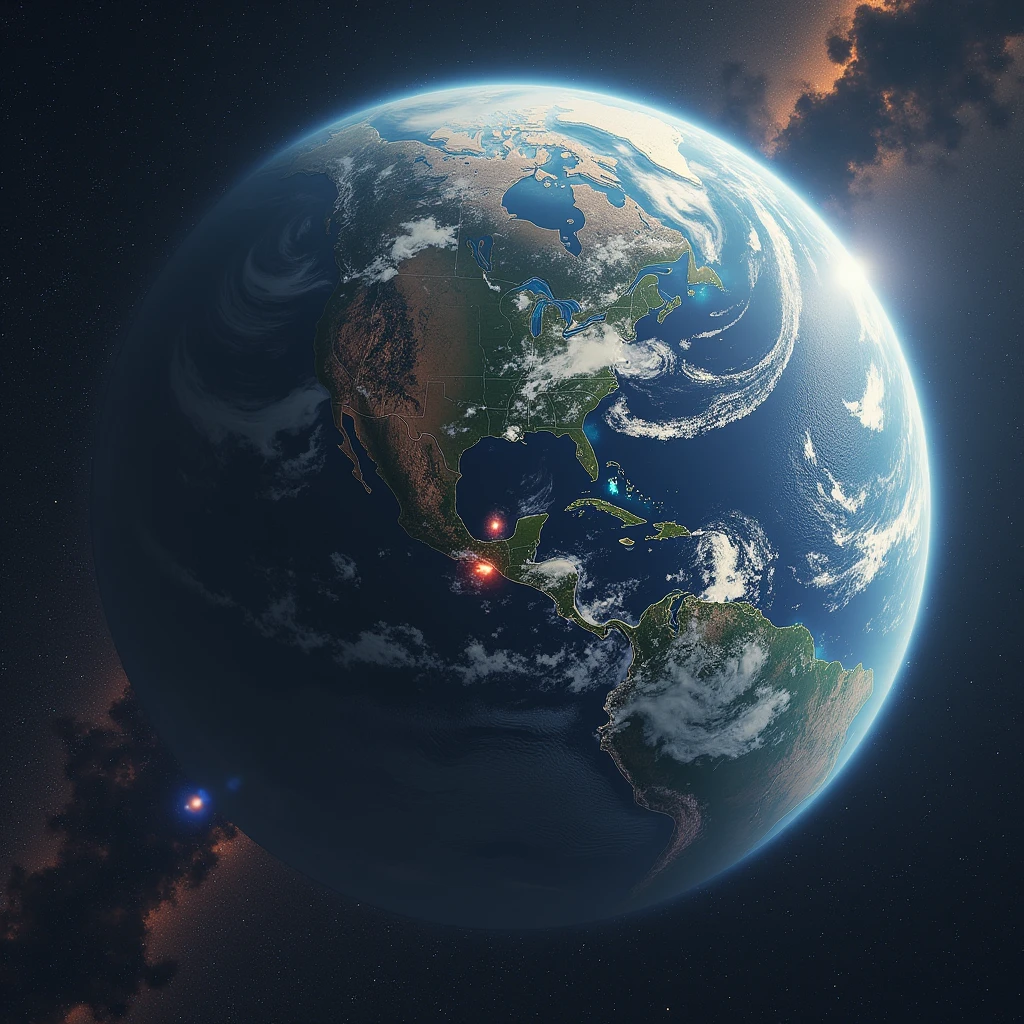 space colony, from space to the earth, impact, judgement day,