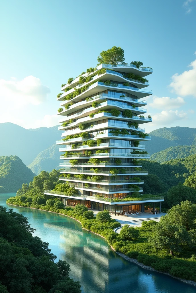 (masterpiece, best quality: 1.2),Environmental friendly,finance,Commercial real estate,architecture,Commercial poster style ((best quality)), ((Intricate details))(8k)
