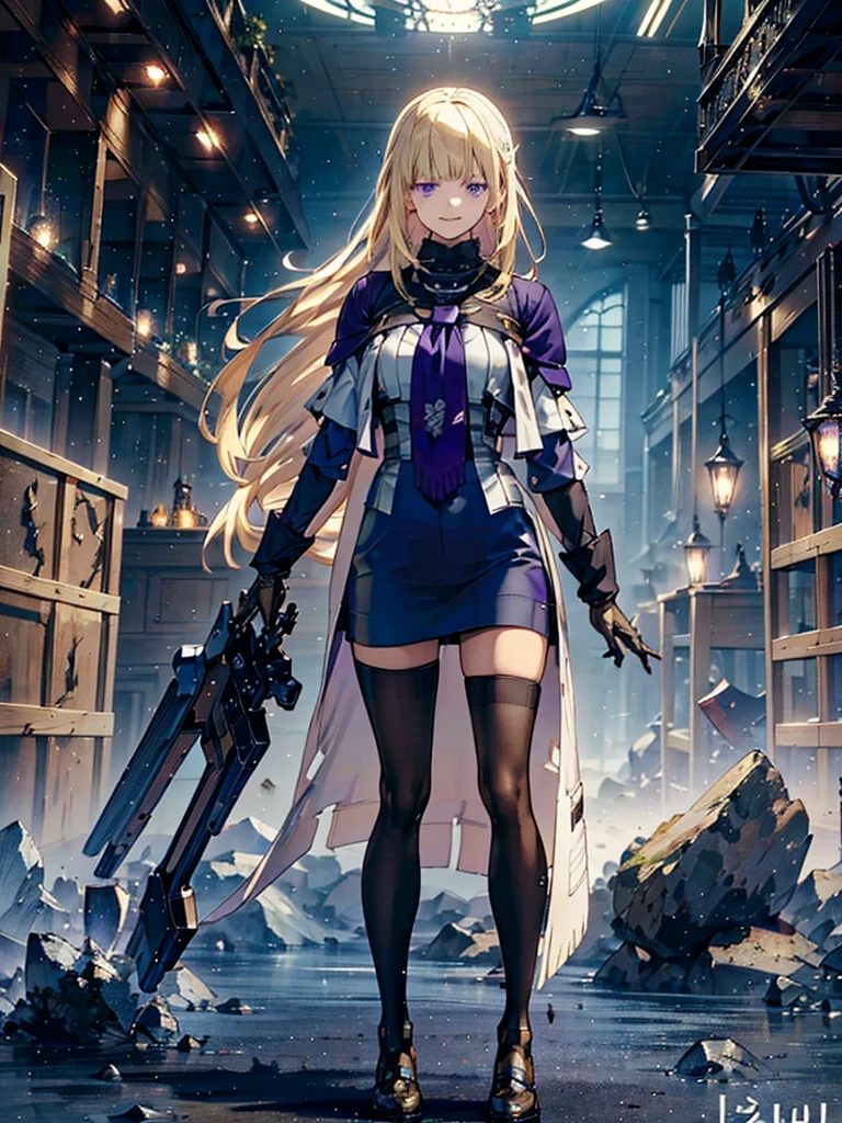 Purple eyes, blonde,score_9, score_8_Excellent, score_7_Excellent, score_6_Excellent, score_5_Excellent, masterpiece, Highest quality, Intricate details, Sharp focus, Very detailed, null, (null飛ぶ島:1.2), null, cloud, Fantasy Landscape,