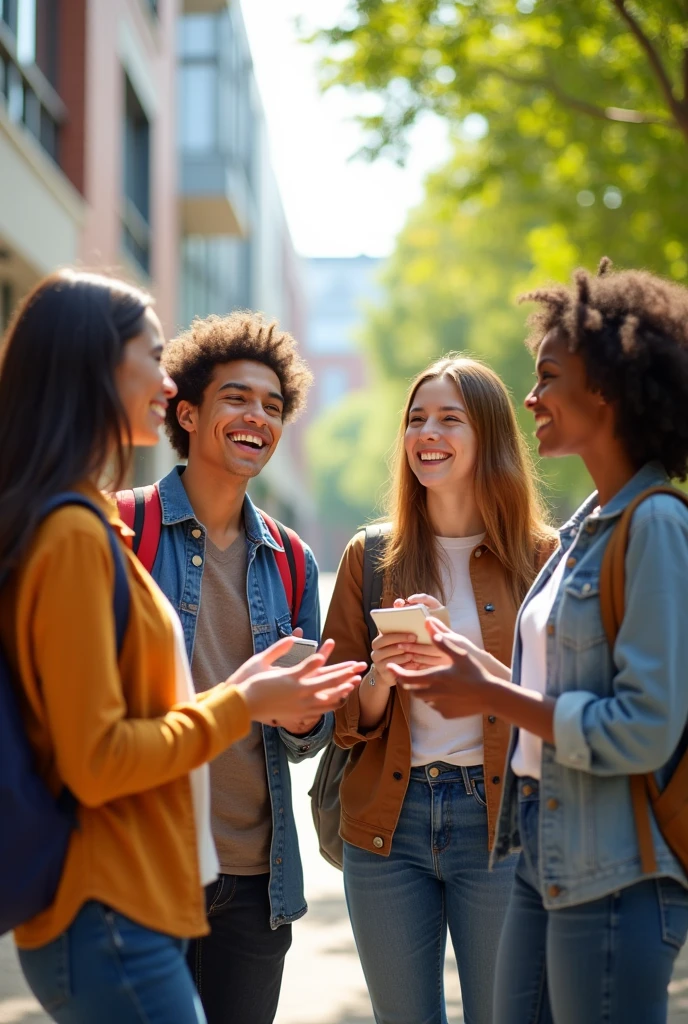 Visual: A diverse group of students smiling and interacting positively.
Tagline: "A campus of kindness, not cruelty."