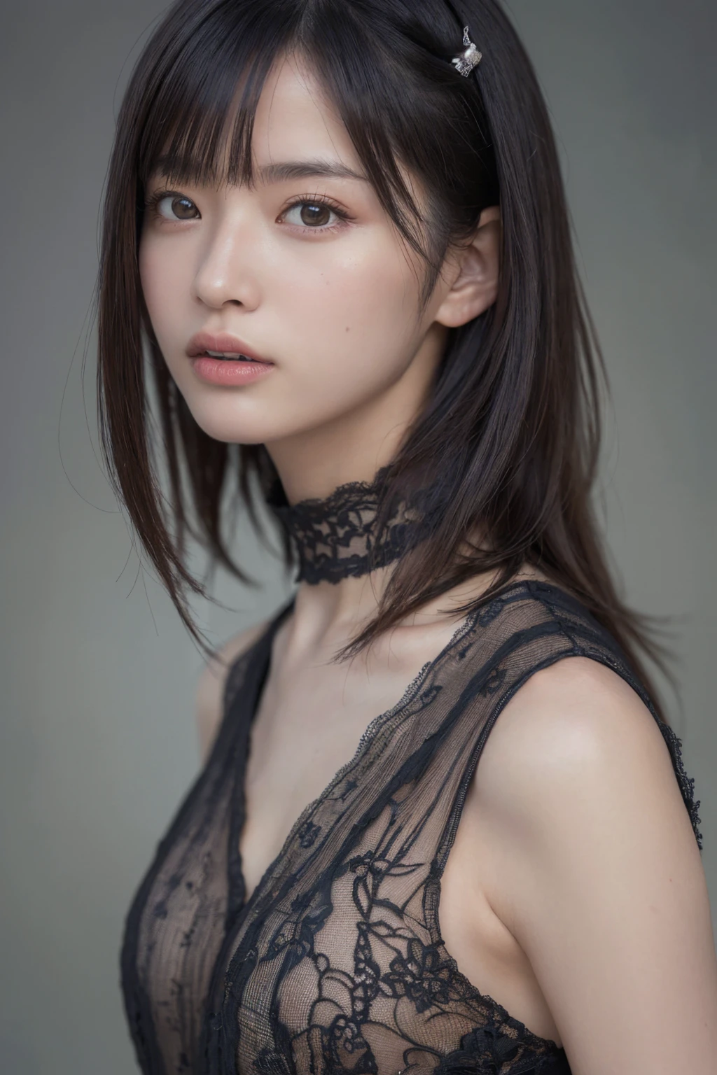 (Highest quality:1.4),(masterpiece:1.4),(Realistic:1.4),(Realistic:1.2),(超High resolution, RAW Photos:1.4),(High resolution, Very detailed:1.2),(8k:1.2),Cinematography,a photo of a dark-haired,one person's,alone,wear ,((Japanese female warrior))、((Upper Body:1.3))、Raise your arms to show your sides、((Raise your arms to show your sides))、at the park