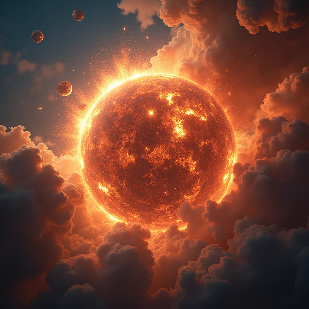 gigantic punch, from space to the earth, impact, judgement day,