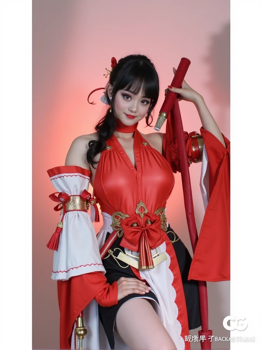 Genshin impact, realistic, high quality, beidou