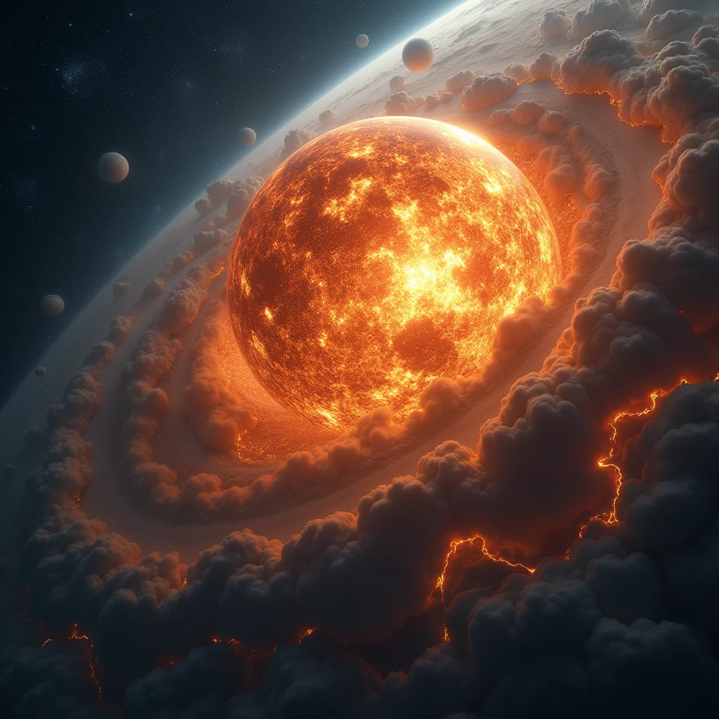 gigantic GOD's fist, punch from space to the earth, impact, judgement day, 