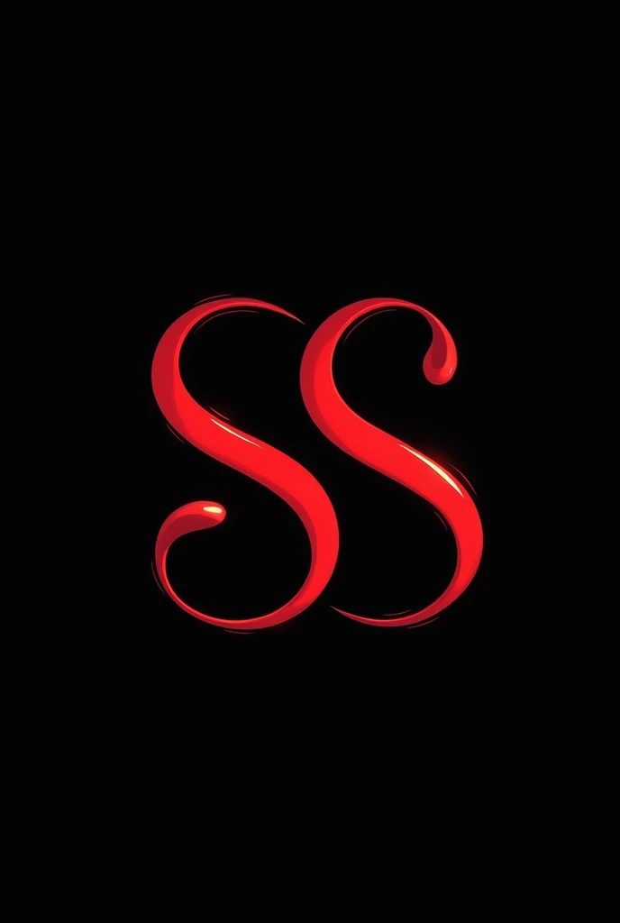 A logo for my sex shop where you play with black and red colors that is sexy and elegant at the same time but more than anything playful and that says SSS